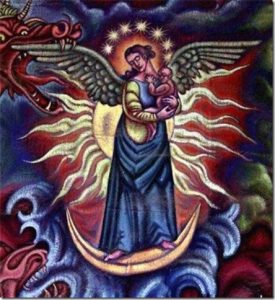 La mujer vestida del Sol y la Luna