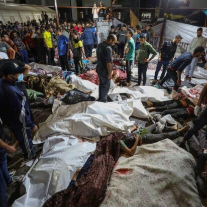 Masacre en el Hospital Al-Maamadani: genocidio sionista