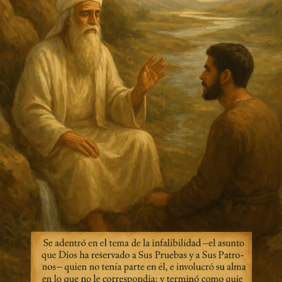 La diferencia entre la infalibilidad y la rectificación… el encuentro de Moisés (a) con el Siervo Bueno (a)…