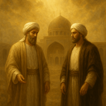 La narración: «El mundo no llegará a su fin hasta que el Mensajero de Dios (s) y Alí (a) se reúnan en Az-Zawiya…» …